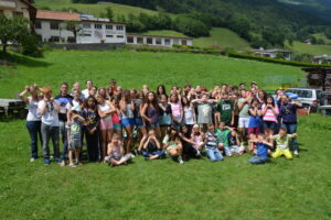 Gruppenfoto Diabeteslager 2014 Neirivue
